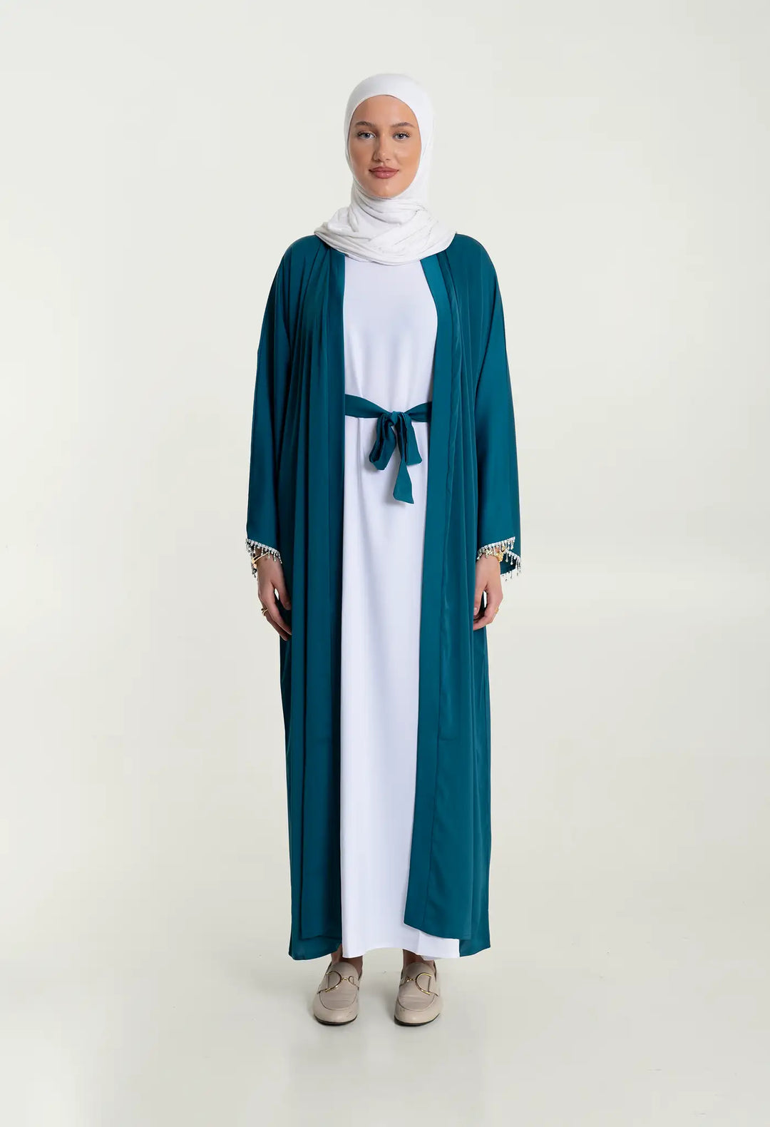 Abaya Diamond blue