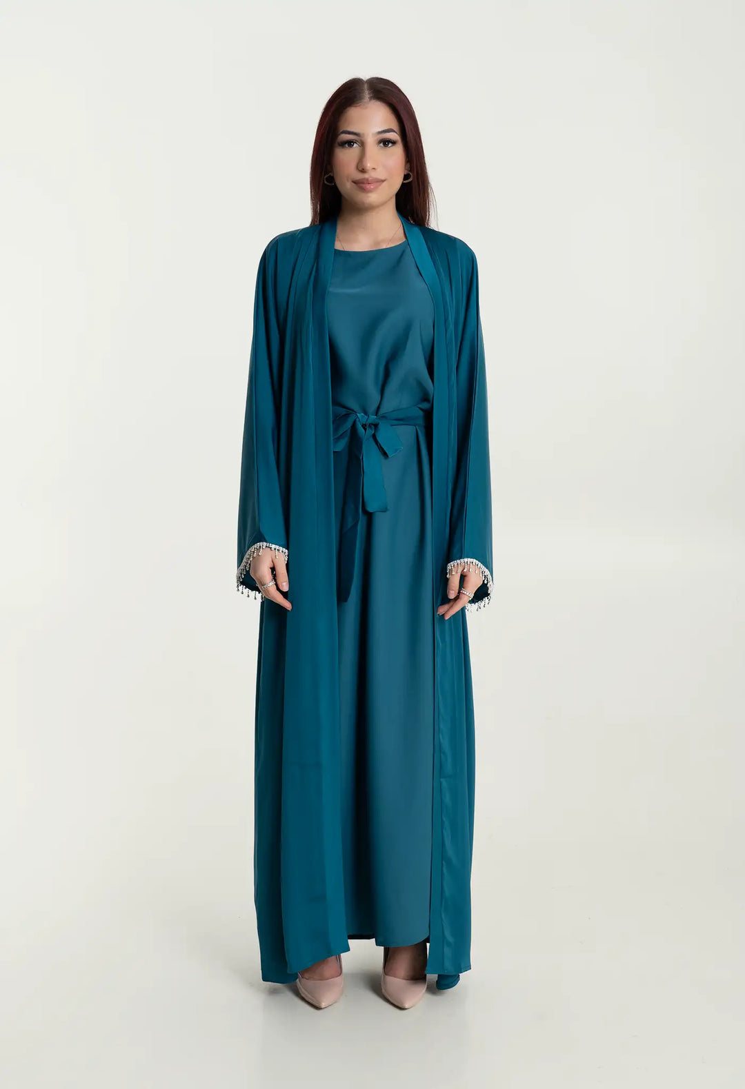 Abaya Diamond blue