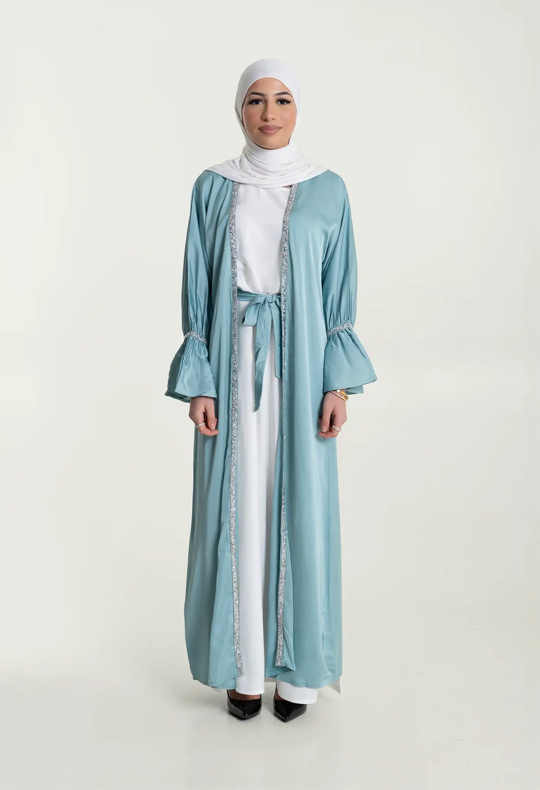 Abaya Premium Diamond blue