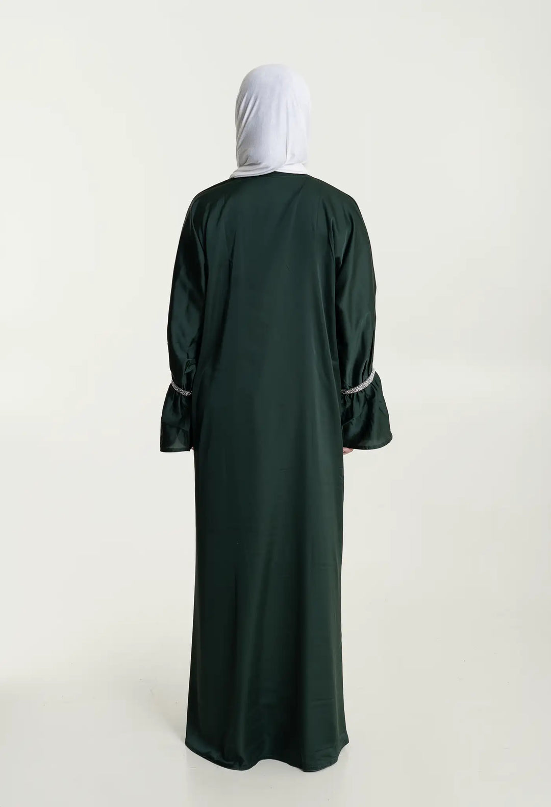 Abaya Premium Diamond darkgreen