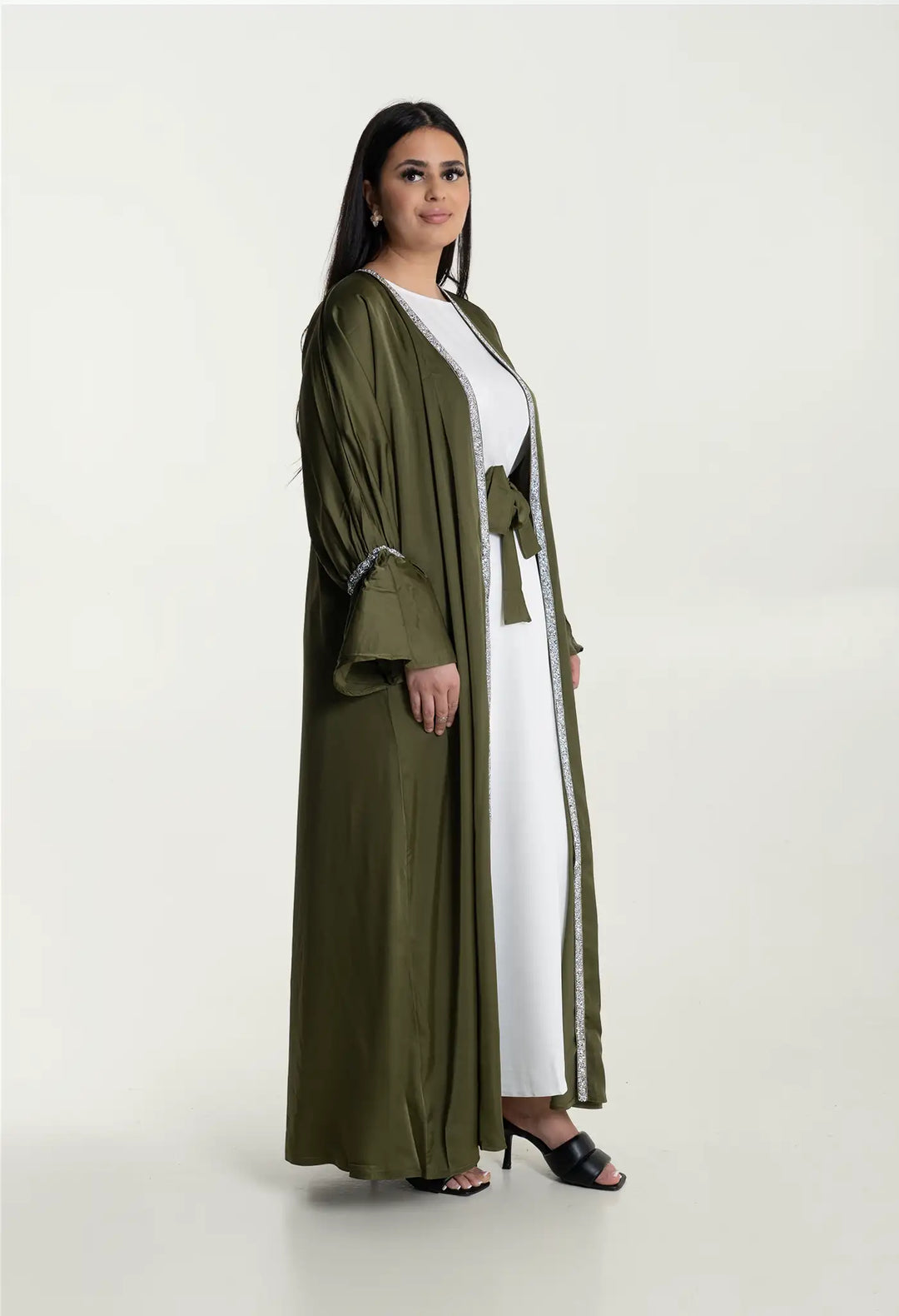 Abaya Premium Diamond khaki